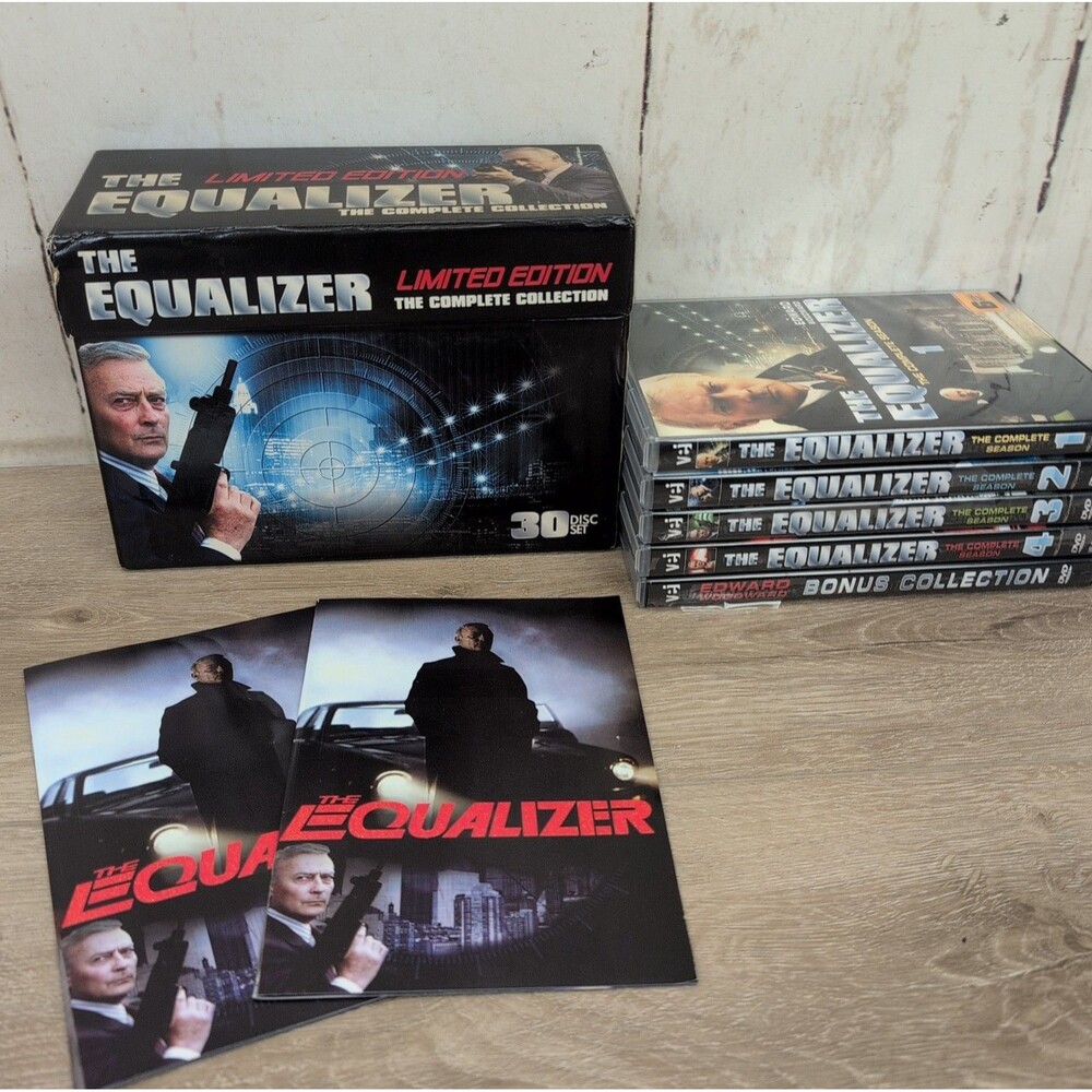 The Equalizer Limited Edition The Complete Collection 30 Disc DVD Box Set